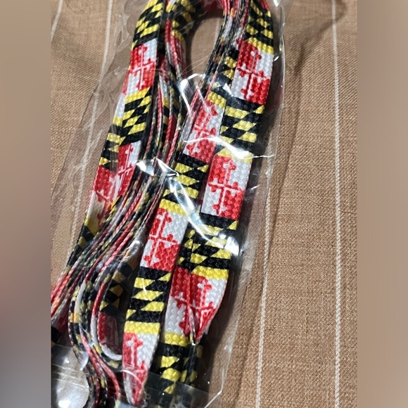 Maryland Flag Old Line State Shoelaces 47” new Mens Women’s Shoestrings - Picture 5 of 6